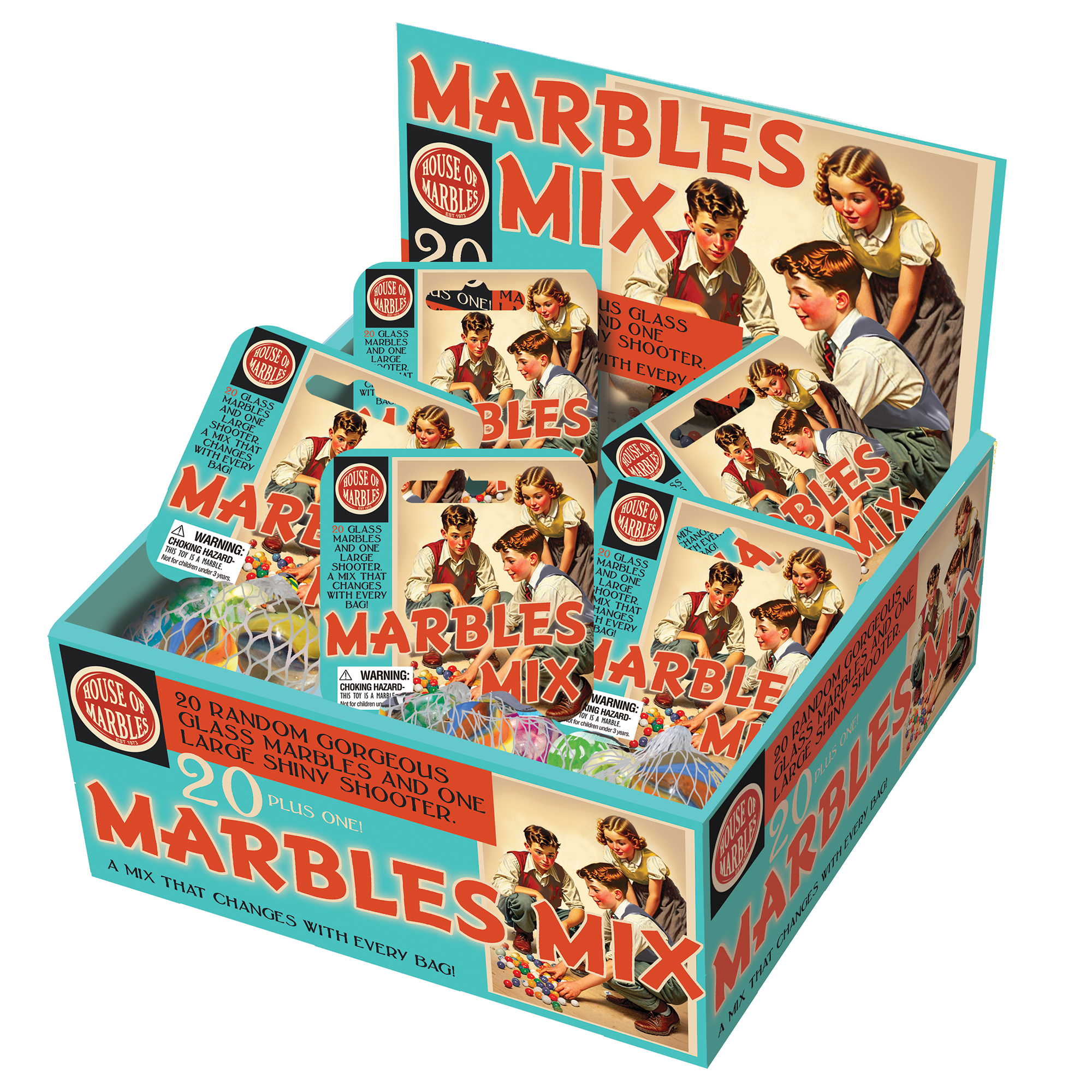 Sac de billes en filet – mélangées – Image 2