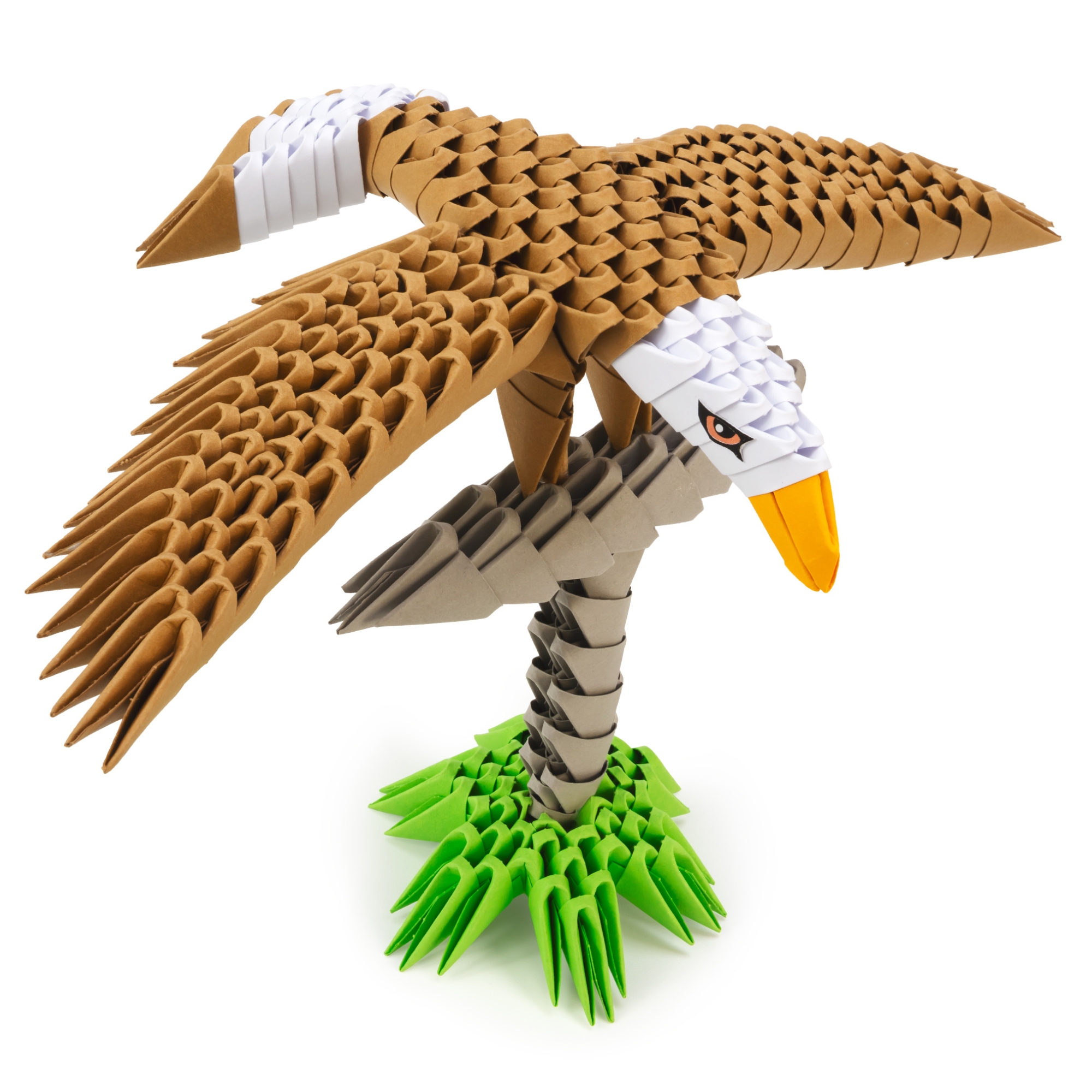Set de papier origami de luxe – aigle - Image 2