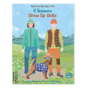 Poupées à habiller en papier - les quatre saisons